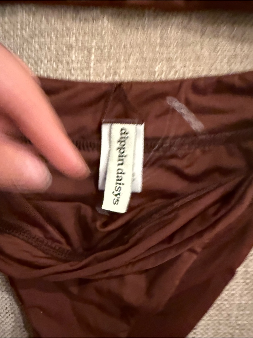 Dippin Daisys Scoop Neck Bikini Set in Chocolate Brown - Picture 3 of 4